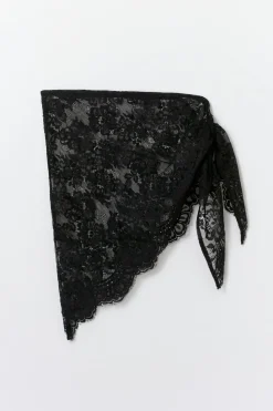 Online Gina Tricot Lace hip scarf Zwart