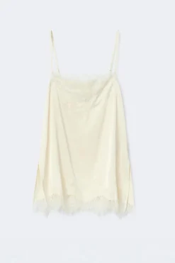 Gina Tricot Lace singlet Wit