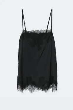 Sale Gina Tricot Lace singlet Zwart