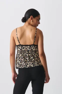 Clearance Gina Tricot Lace strap singlet Beige