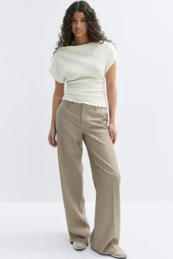 Online Gina Tricot Lacing back top Wit