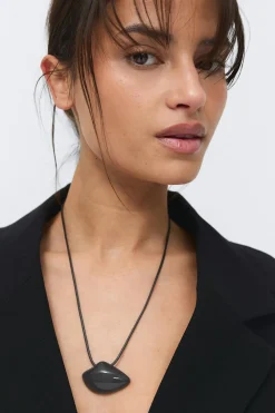 Sale Gina Tricot Long necklace Zwart