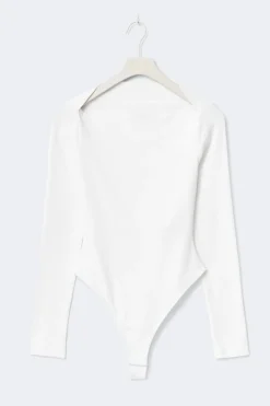 Hot Gina Tricot Long sleeve body Wit