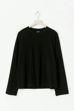 Gina Tricot Loose fit long sleeve tee Zwart