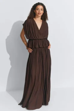 Sale Gina Tricot Loose sleeveless top Bruin
