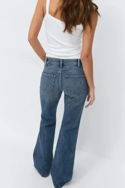 New Gina Tricot Low flare jeans Blauw