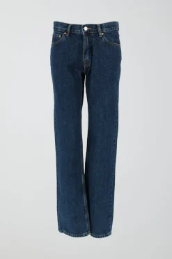 Discount Gina Tricot Low straight jeans Blauw