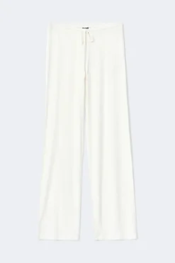 Best Gina Tricot Low waist loungewear trousers Wit
