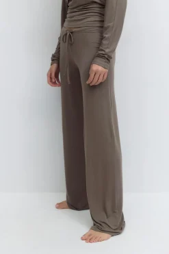 Hot Gina Tricot Low waist loungewear trousers Bruin