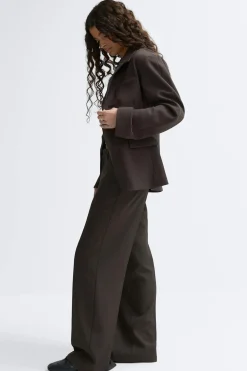 Best Gina Tricot Low waist trousers Bruin