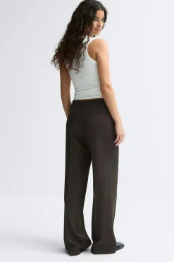 Best Gina Tricot Low waist trousers Bruin