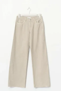 Discount Gina Tricot Low wide jeans Beige
