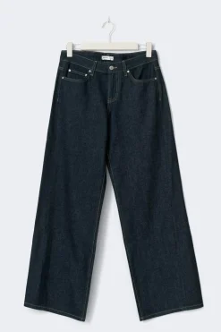 Best Gina Tricot Low wide tall jeans Blauw