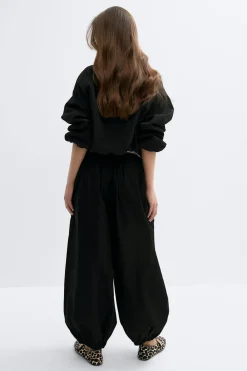 Best Gina Tricot Mid waist balloon trousers Zwart