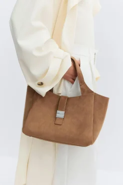 Discount Gina Tricot Midi detail bag Beige
