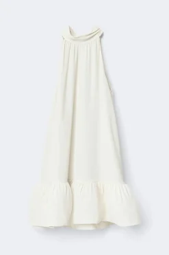 New Gina Tricot Mini frill dress Wit