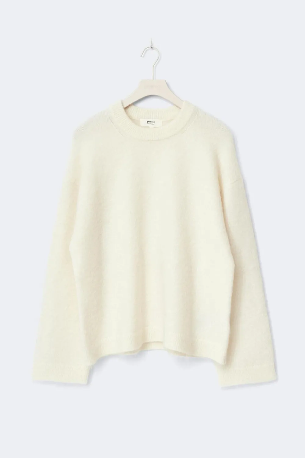 Gina Tricot Mohair knitted sweater Wit