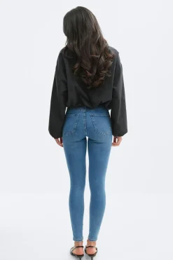 Hot Gina Tricot Molly high waist jeans Blauw