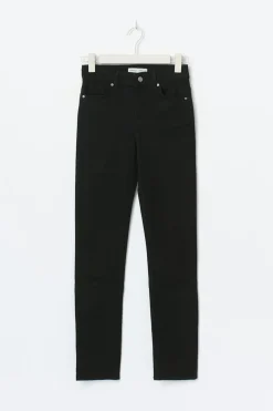 Online Gina Tricot Molly straight jeans Zwart