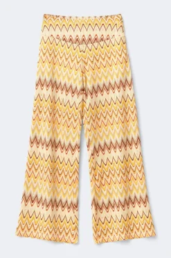 Online Gina Tricot Multi colour trousers Geel
