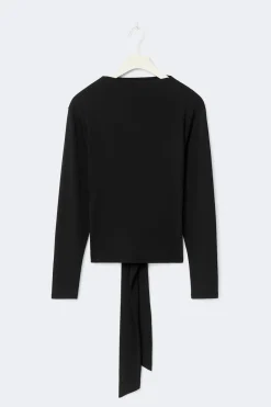 New Gina Tricot Open back top Zwart