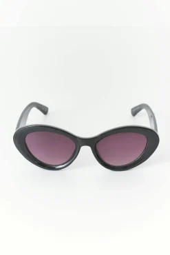 Gina Tricot Oval cat eye sunglasses Zwart