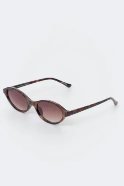 Clearance Gina Tricot Oval sunglasses Bruin
