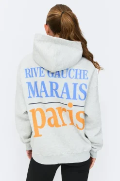 Best Gina Tricot Oversized print hoodie Grijsv
