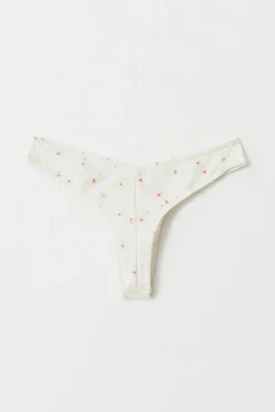 Outlet Gina Tricot 3-pack cotton thong Roze