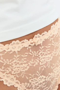 Online Gina Tricot 2-pack flirty lace thong Roze