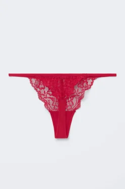 Best Gina Tricot 3-pack lace thong Roze