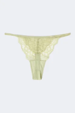 Sale Gina Tricot 3-pack lace thong Wit
