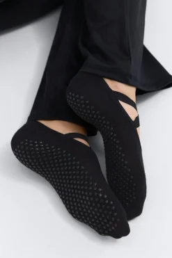 Outlet Gina Tricot 2-pack pilates socks Zwart