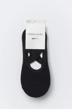 Outlet Gina Tricot 2-pack pilates socks Zwart