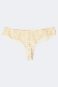 Best Gina Tricot 3-pack scallop lace thong Bruin