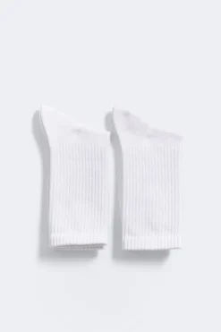 Outlet Gina Tricot 2-pack sporty socks Wit