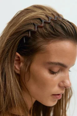 Discount Gina Tricot 3-pack zig zag headband Beige