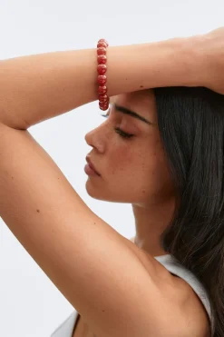 New Gina Tricot Pearl bracelet Rood