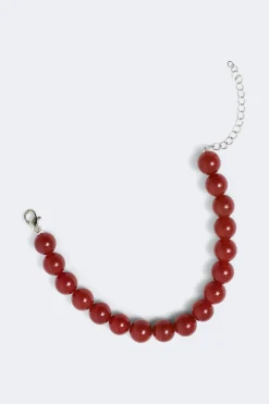 New Gina Tricot Pearl bracelet Rood