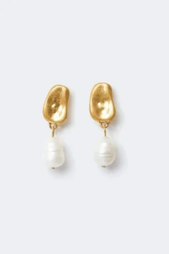 Sale Gina Tricot Pearl earrings Goud