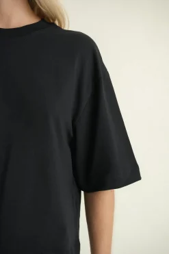 Outlet Gina Tricot Perfect boxy tee Zwart