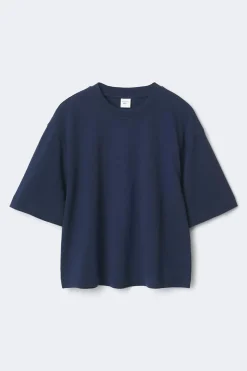 New Gina Tricot Perfect boxy tee Blauw