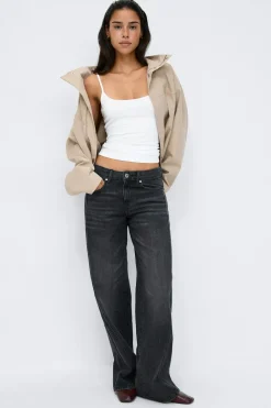 Online Gina Tricot Perfect strap singlet Wit
