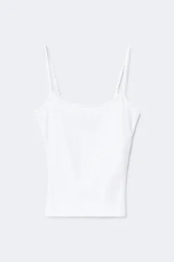 Gina Tricot Perfect strap singlet Wit