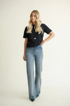 Best Gina Tricot Perfect tee Zwart