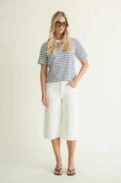 New Gina Tricot Perfect tee Blauw