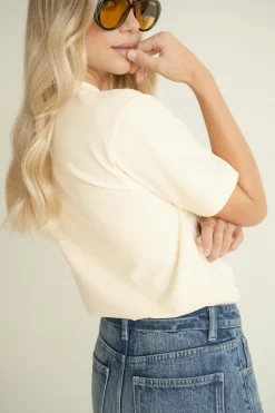 Gina Tricot Perfect tee Geel