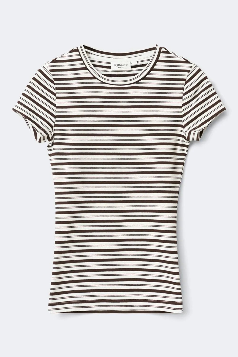 Clearance Gina Tricot Perfect tight tee Beige