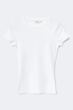 Hot Gina Tricot Perfect tight tee Wit