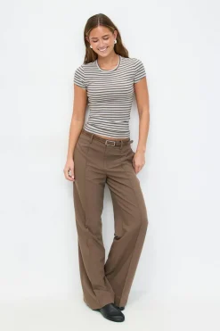 Best Gina Tricot Perfect tight tee Wit